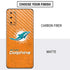 NFL Miami Dolphins Distressed- Orange Galaxy S20 Skin