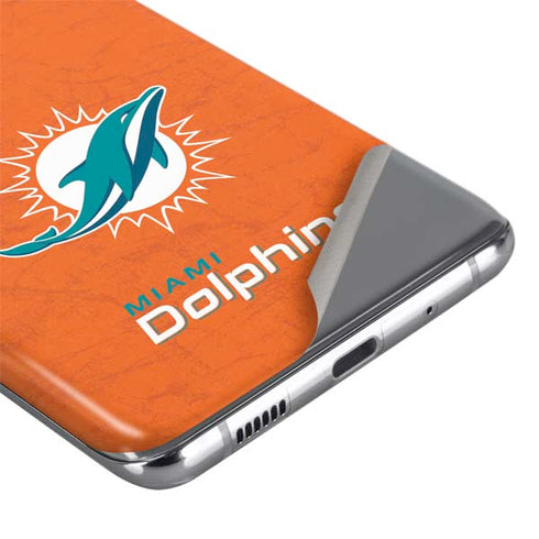 NFL Miami Dolphins Distressed- Orange Galaxy S20 Ultra 5G Skin