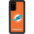 NFL Miami Dolphins Distressed- Orange Galaxy S20 Waterproof Case