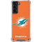 NFL Miami Dolphins Distressed- Orange Galaxy S21 5G Clear Case