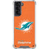 NFL Miami Dolphins Distressed- Orange Galaxy S21 5G Clear Case