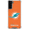 NFL Miami Dolphins Distressed- Orange Galaxy S21 Plus 5G Clear Case
