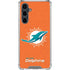 NFL Miami Dolphins Distressed- Orange Galaxy S23 FE Clear Case