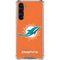 NFL Miami Dolphins Distressed- Orange Galaxy S23 Plus Clear Case