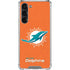 NFL Miami Dolphins Distressed- Orange Galaxy S23 Plus Clear Case