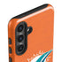NFL Miami Dolphins Distressed- Orange Galaxy S24 Impact Case