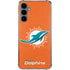 NFL Miami Dolphins Distressed- Orange Galaxy S24 Plus Clear Case