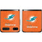 NFL Miami Dolphins Distressed- Orange Galaxy Z Flip Skin
