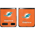 NFL Miami Dolphins Distressed- Orange Galaxy Z Flip Skin