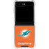 NFL Miami Dolphins Distressed- Orange Galaxy Z Flip5 5G Clear Case