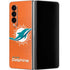 NFL Miami Dolphins Distressed- Orange Galaxy Z Fold4 5G Skin