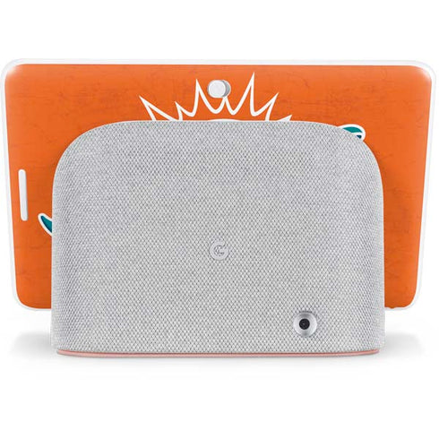 NFL Miami Dolphins Distressed- Orange Google Home Hub Skin