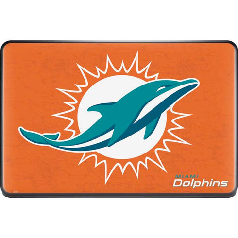 NFL Miami Dolphins Distressed- Orange Google Pixelbook Go Skin