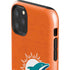 NFL Miami Dolphins Distressed- Orange iPhone 11 Pro Max Impact Case