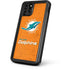 NFL Miami Dolphins Distressed- Orange iPhone 11 Pro Max Waterproof Case