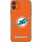 NFL Miami Dolphins Distressed- Orange iPhone 11 Skin