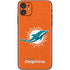 NFL Miami Dolphins Distressed- Orange iPhone 11 Skin