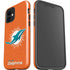 NFL Miami Dolphins Distressed- Orange iPhone 12 Impact Case