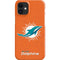 NFL Miami Dolphins Distressed- Orange iPhone 12 Mini Lite Case