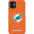 NFL Miami Dolphins Distressed- Orange iPhone 12 Mini Lite Case