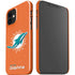 NFL Miami Dolphins Distressed- Orange iPhone 12 Mini Lite Case