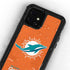 NFL Miami Dolphins Distressed- Orange iPhone 12 Mini Waterproof Case