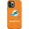 NFL Miami Dolphins Distressed- Orange iPhone 12 Pro Max Impact Case