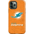 NFL Miami Dolphins Distressed- Orange iPhone 12 Pro Max Impact Case