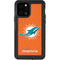 NFL Miami Dolphins Distressed- Orange iPhone 12 Pro Waterproof Case