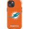 NFL Miami Dolphins Distressed- Orange iPhone 13 Impact Case