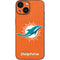 NFL Miami Dolphins Distressed- Orange iPhone 13 Mini Skin