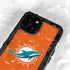 NFL Miami Dolphins Distressed- Orange iPhone 13 Mini Waterproof Case