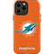 NFL Miami Dolphins Distressed- Orange iPhone 13 Pro Max Impact Case