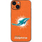 NFL Miami Dolphins Distressed- Orange iPhone 15 Plus Skin