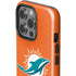 NFL Miami Dolphins Distressed- Orange iPhone 15 Pro Impact Case