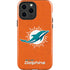 NFL Miami Dolphins Distressed- Orange iPhone 15 Pro Max Impact Case