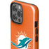 NFL Miami Dolphins Distressed- Orange iPhone 15 Pro Max Impact Case