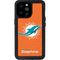 NFL Miami Dolphins Distressed- Orange iPhone 14 Pro Max Waterproof Case