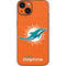 NFL Miami Dolphins Distressed- Orange iPhone 14 Skin