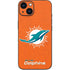 NFL Miami Dolphins Distressed- Orange iPhone 14 Skin