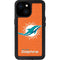 NFL Miami Dolphins Distressed- Orange iPhone 15 Waterproof Case