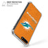 NFL Miami Dolphins Distressed- Orange iPhone 7/8 Plus Clear Case