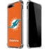 NFL Miami Dolphins Distressed- Orange iPhone 7/8 Plus Clear Case