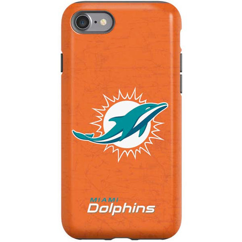 NFL Miami Dolphins Distressed- Orange iPhone SE (2nd & 3rd Gen) Pro Case
