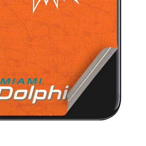 NFL Miami Dolphins Distressed- Orange iPhone SE (2nd & 3rd Gen) Skin