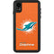 NFL Miami Dolphins Distressed- Orange iPhone XR Waterproof Case