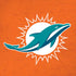 NFL Miami Dolphins Distressed- Orange iPhone XS Max Skin