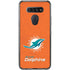 NFL Miami Dolphins Distressed- Orange LG K51/Q51 Clear Case