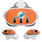 NFL Miami Dolphins Distressed- Orange Meta Quest 3 Skin