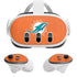 NFL Miami Dolphins Distressed- Orange Meta Quest 3 Skin